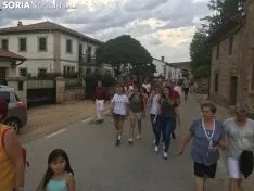 Celebración de la Virgen del Castillo en El Royo. 