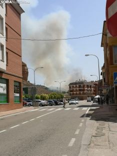 Incendio en San Esteban de Gormaz.