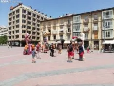 Los gigantes de Numanguerrix en Mariano Granados.