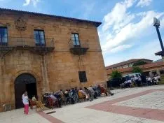 Una imagen de la tarde en la residencia visontina. 