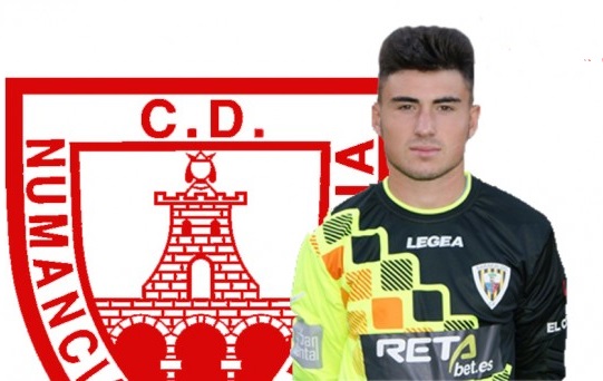 Gaizka Campos en su imagen de presentación del CD Numancia.