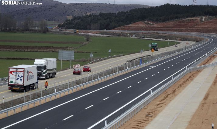 Las obras de la A-11 obligan a desviar provisionalmente el tráfico entre San Esteban y Langa