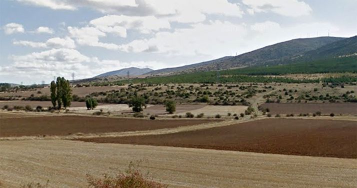 Una imagen del valle del Araviana. 