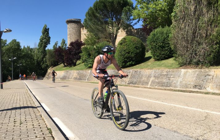 Examen de aspirantes en el Triatlón de Almazán