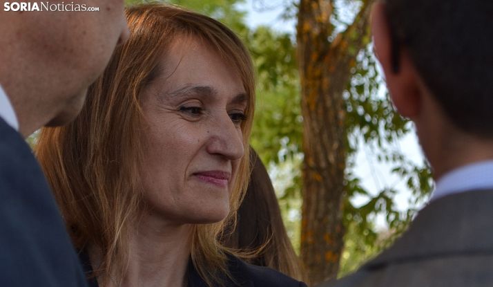 Rocío Lucas, este sábado en la romería. /SN