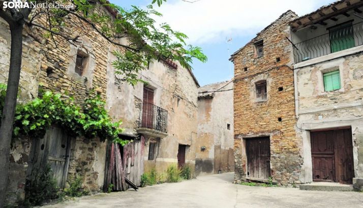 Imagen de una calle en un pueblo de Tierras Altas. /SN