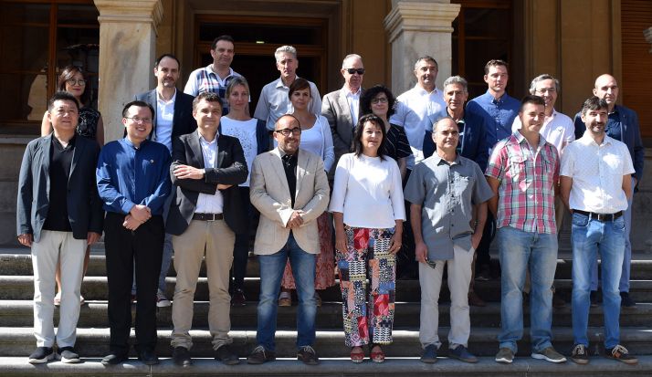 Imagen de los integrantes del EMI en su visita al ayuntamiento. /Ayto.