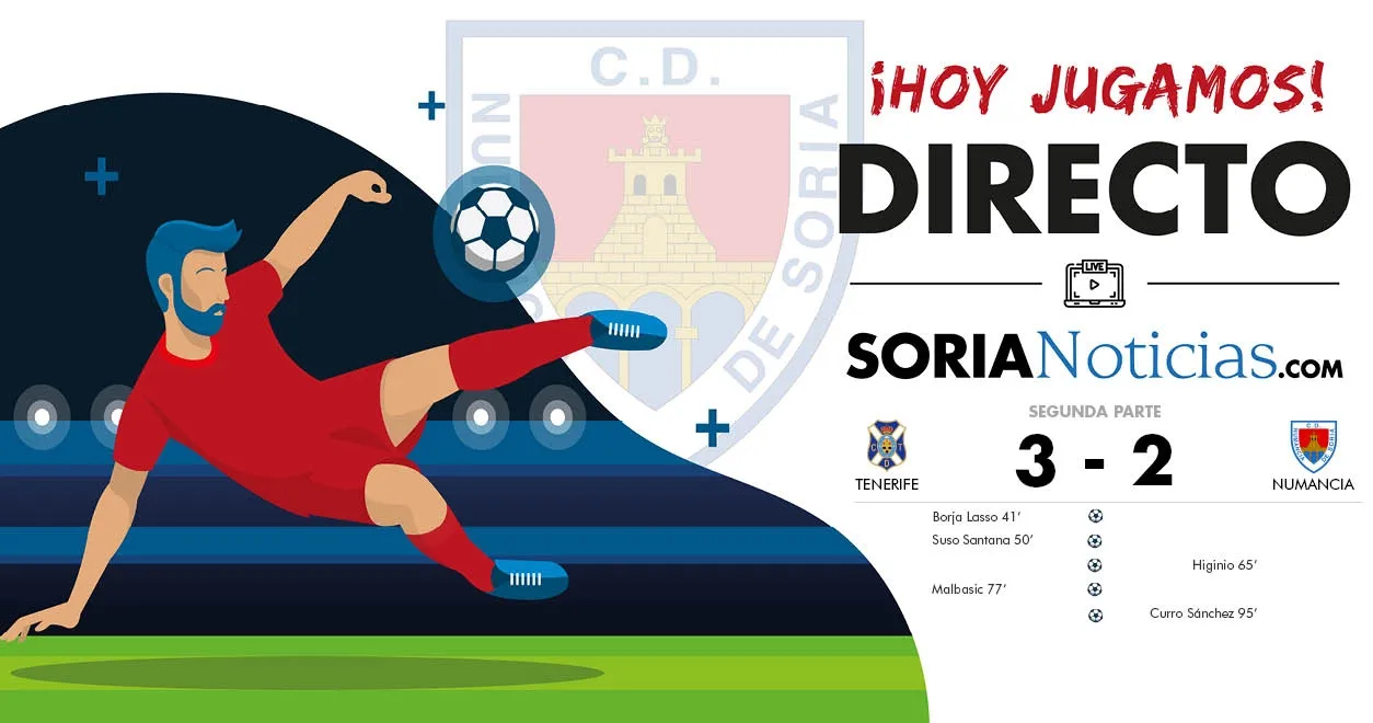 Foto 2 - Cr&oacute;nica Tenerife-Numancia (3-2): Aritz se cobra la venganza ante su ex, que sigue sin despegar