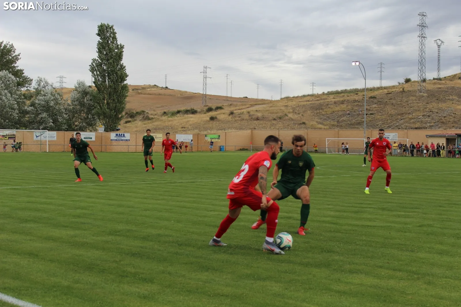 Numancia-Bilbao Athletic en Ágreda. SN