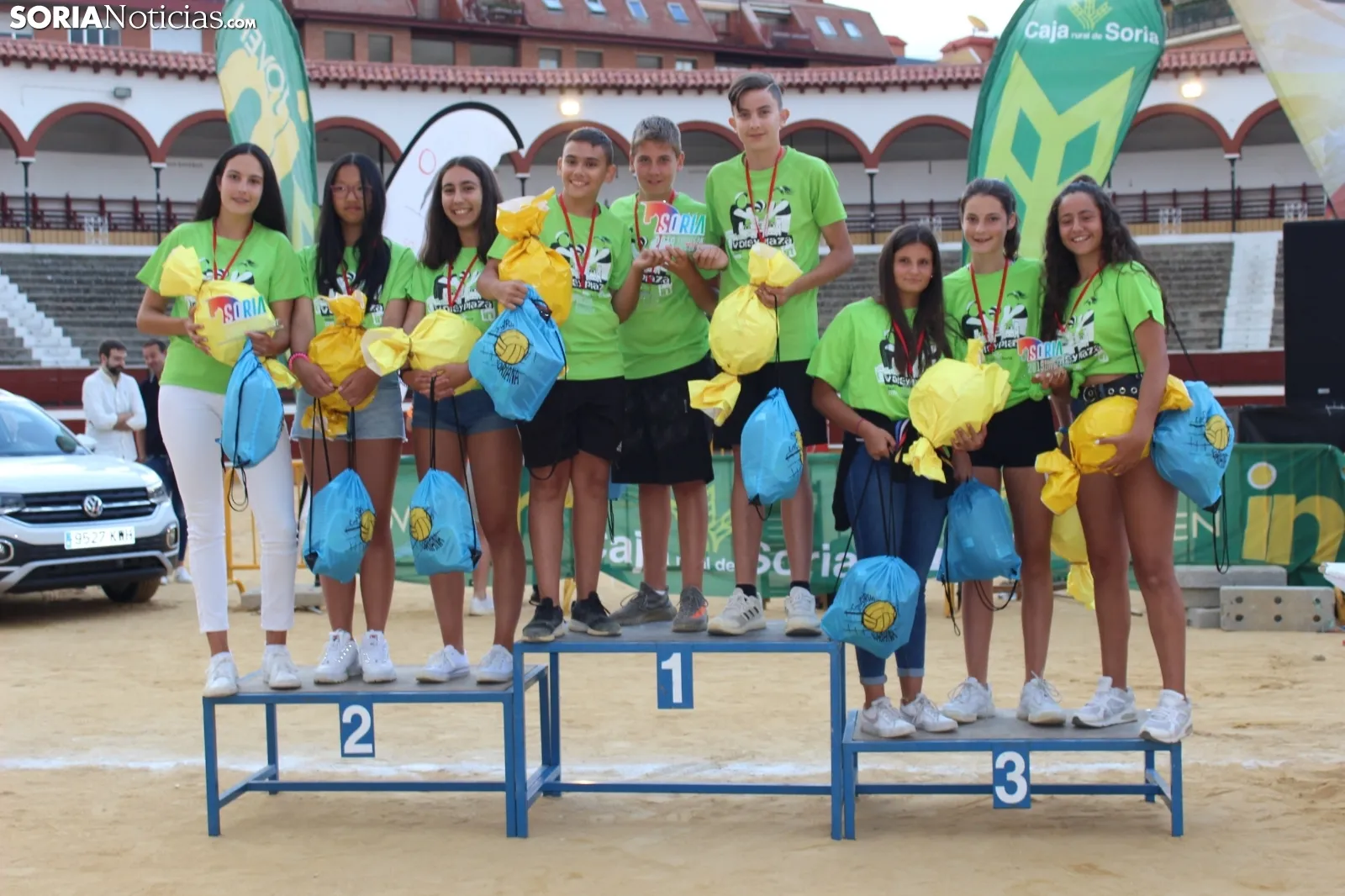 Tarde de finales en la VI edición del Voley Plaza. SN