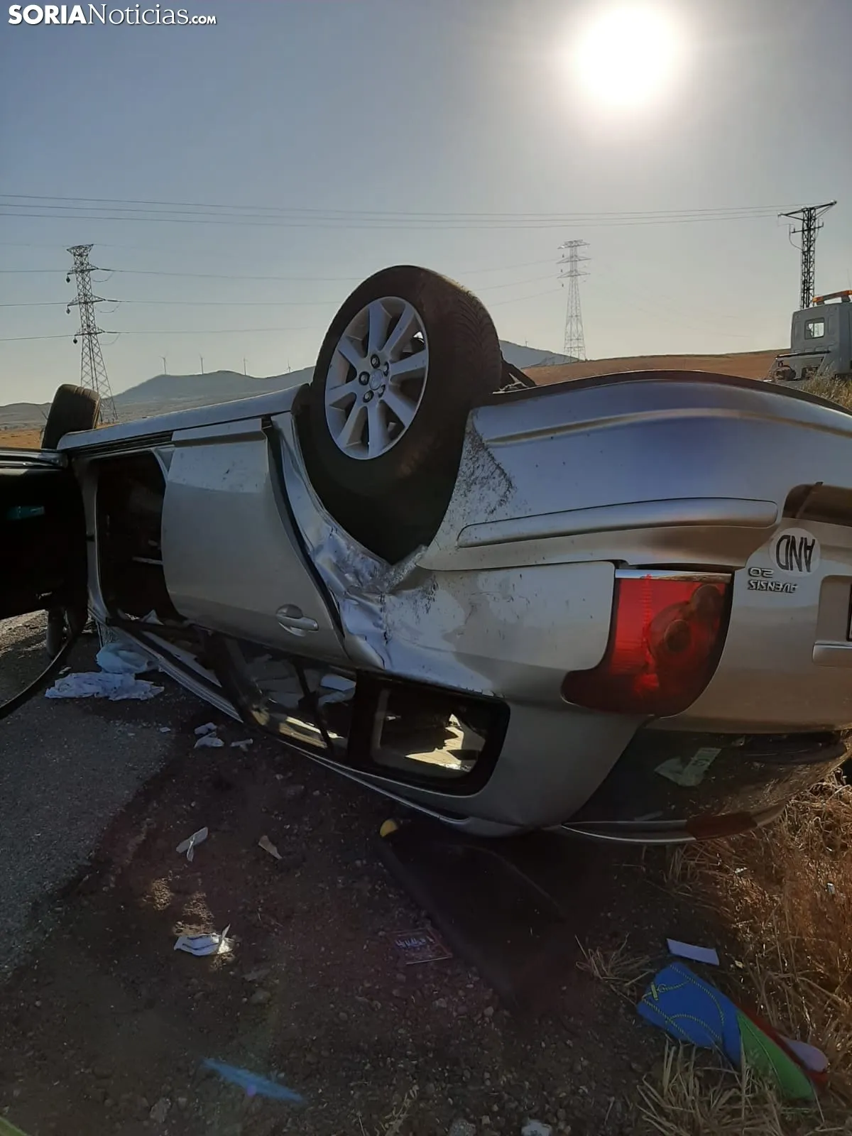 Accidente en la N122.