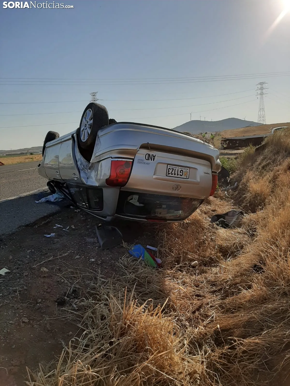 Accidente en la N122.