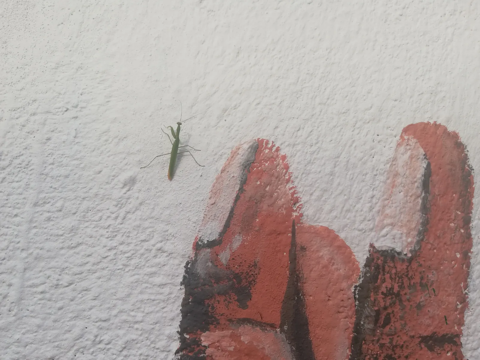 Mural de 'Las manos de la Tierra' en Torralba del Burgo.