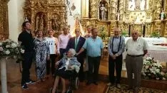 Foto 3 - Concurrido homenaje en Tr&eacute;vago a la centenaria Susana L&aacute;zaro Delgado