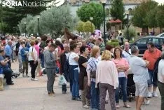 Caldereta popular en la plaza de toros de El Burgo. /SN
