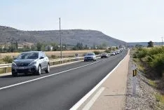 Foto 18 - Cerca de 15 kil&oacute;metros de caravana y uno 500 veh&iacute;culos en la marcha lenta para exigir la finalizaci&oacute;n de la Autov&iacute;a del Duero