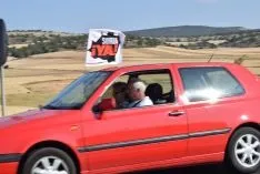 Foto 14 - Cerca de 15 kil&oacute;metros de caravana y uno 500 veh&iacute;culos en la marcha lenta para exigir la finalizaci&oacute;n de la Autov&iacute;a del Duero