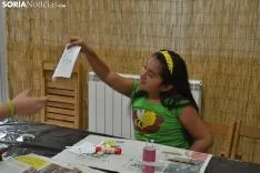 Taller de reciclaje y manualidades en la Ludoteca Ambiental.