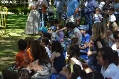 Escenificación de 'Só' en la Alameda de Cervantes.