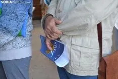 Colas en las taquillas del Palacio de la Audiencia.