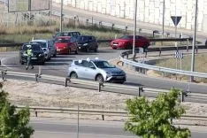 Foto 3 - Cerca de 15 kil&oacute;metros de caravana y uno 500 veh&iacute;culos en la marcha lenta para exigir la finalizaci&oacute;n de la Autov&iacute;a del Duero