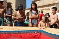 Fiesta pasada por agua en Almazán.