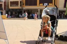 Fiesta pasada por agua en Almazán.