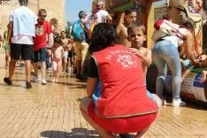 Fiesta pasada por agua en Almazán.