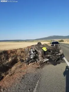 Accidente en la N122.