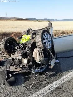 Accidente en la N122.