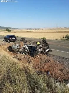 Accidente en la N122.