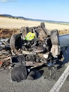 Accidente en la N122.