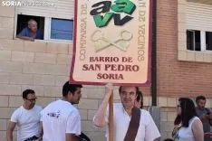 Gigantes y Cabezudos en el barrio de San Pedro.