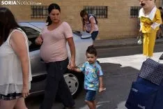 Gigantes y Cabezudos en el barrio de San Pedro.