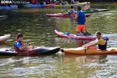 Travesía piragüista de Soria a Los Rábanos.