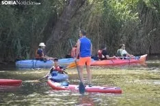 Travesía piragüista de Soria a Los Rábanos.