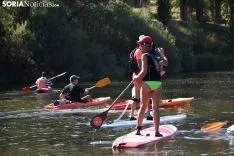 Travesía piragüista de Soria a Los Rábanos.