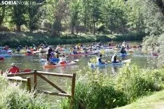 Travesía piragüista de Soria a Los Rábanos.