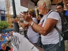 Concentración en Aranda por la marcha lenta por la Autovía dle Duero. /SN