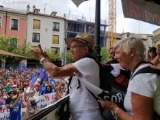 Concentración en Aranda por la marcha lenta por la Autovía dle Duero. /SN