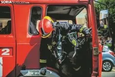 Un día con los Bomberos de Soria. Carmen de Vicente
