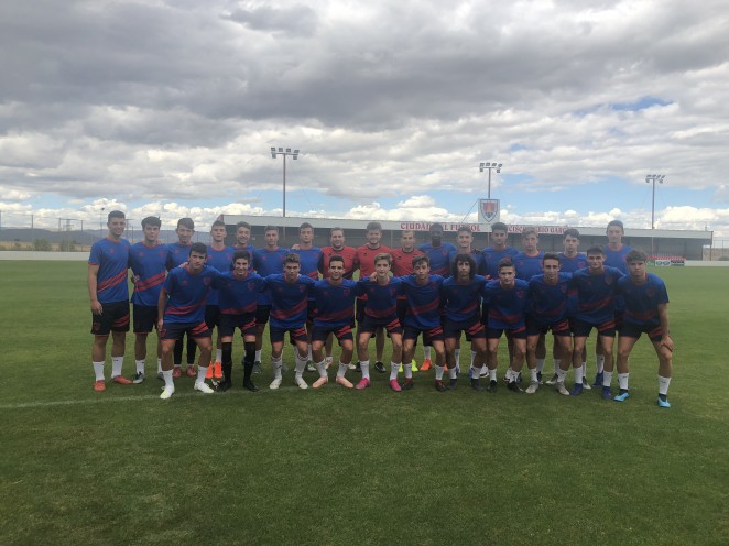 El Juvenib B de Javi Modrego inicia la pretemporada. CD Numancia
