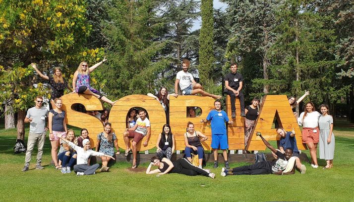 Una imagen del grupo en el parque de La Dehesa. /Cuerpo Europeo de Solidaridad