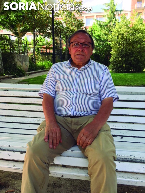 Alfredo Jimeno Martínez se sienta en el Rincón de Soria Noticias