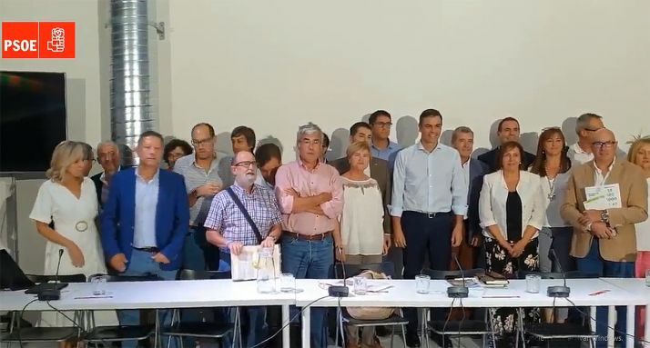 Una imagen del encuentro mantenido este martes con colectivos de la España Vaciada. /PSOE