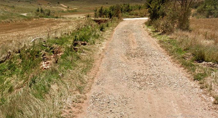 Un camino rural en Tozalmoro. /GM