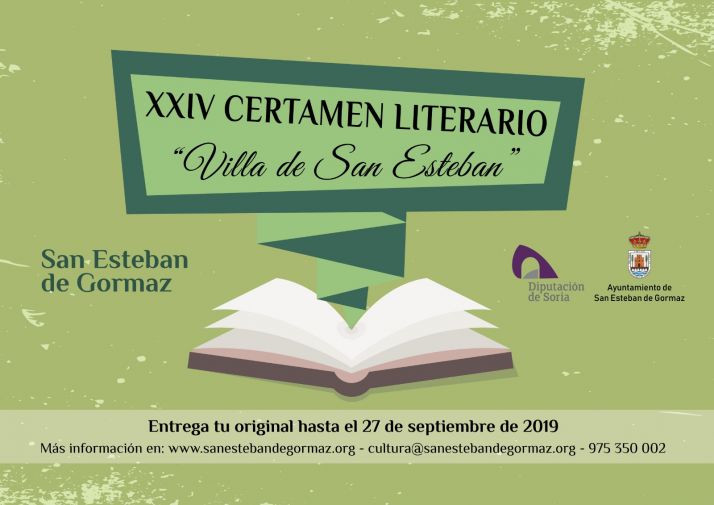 Convocado el Certamen Literario Villa de San Esteban