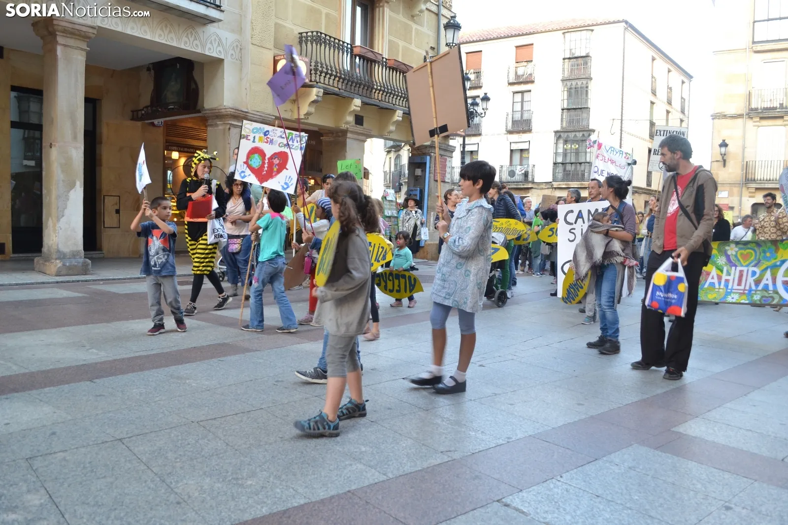 Una imagen de la manifestación de este viernes. /SN