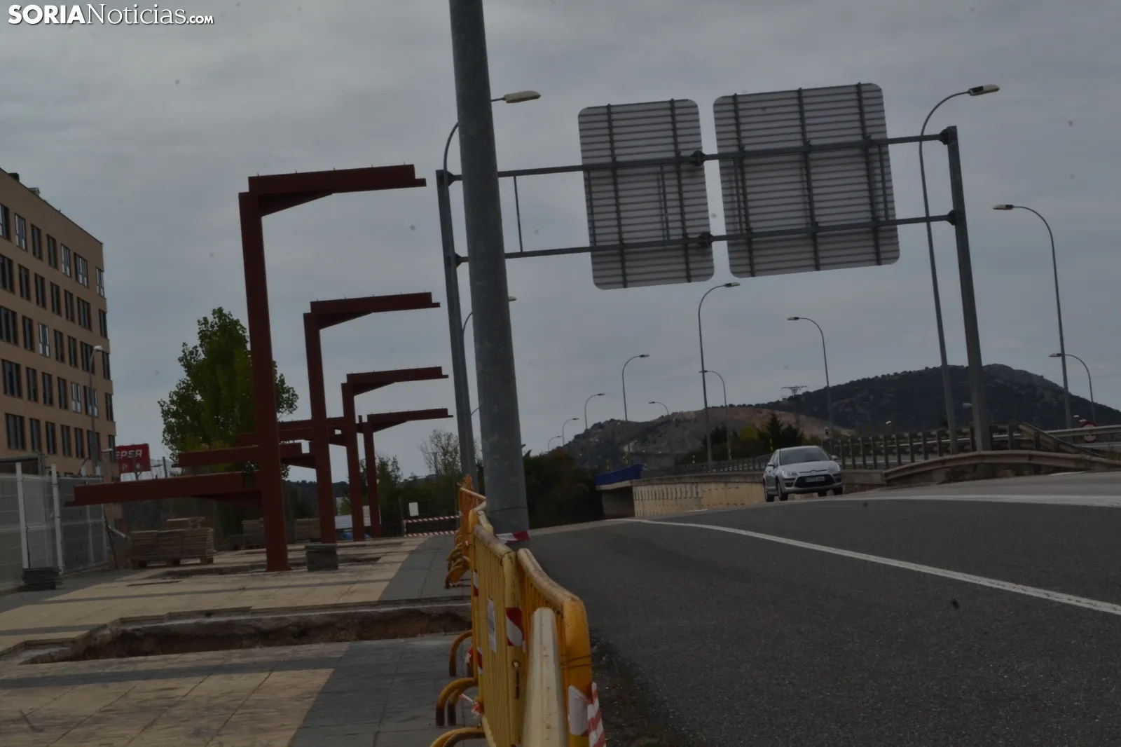 Pasarela de Soria a Camaretas a día 23 de septiembre de 2019. SN