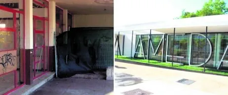 2019 El antiguo Bar-Restaurante Alameda, tras varios años de abandono y suciedad, se convierte en un espacio cultural con salas polivalentes que contará con ludoteca y cafetería. fotos: sn/p.c.